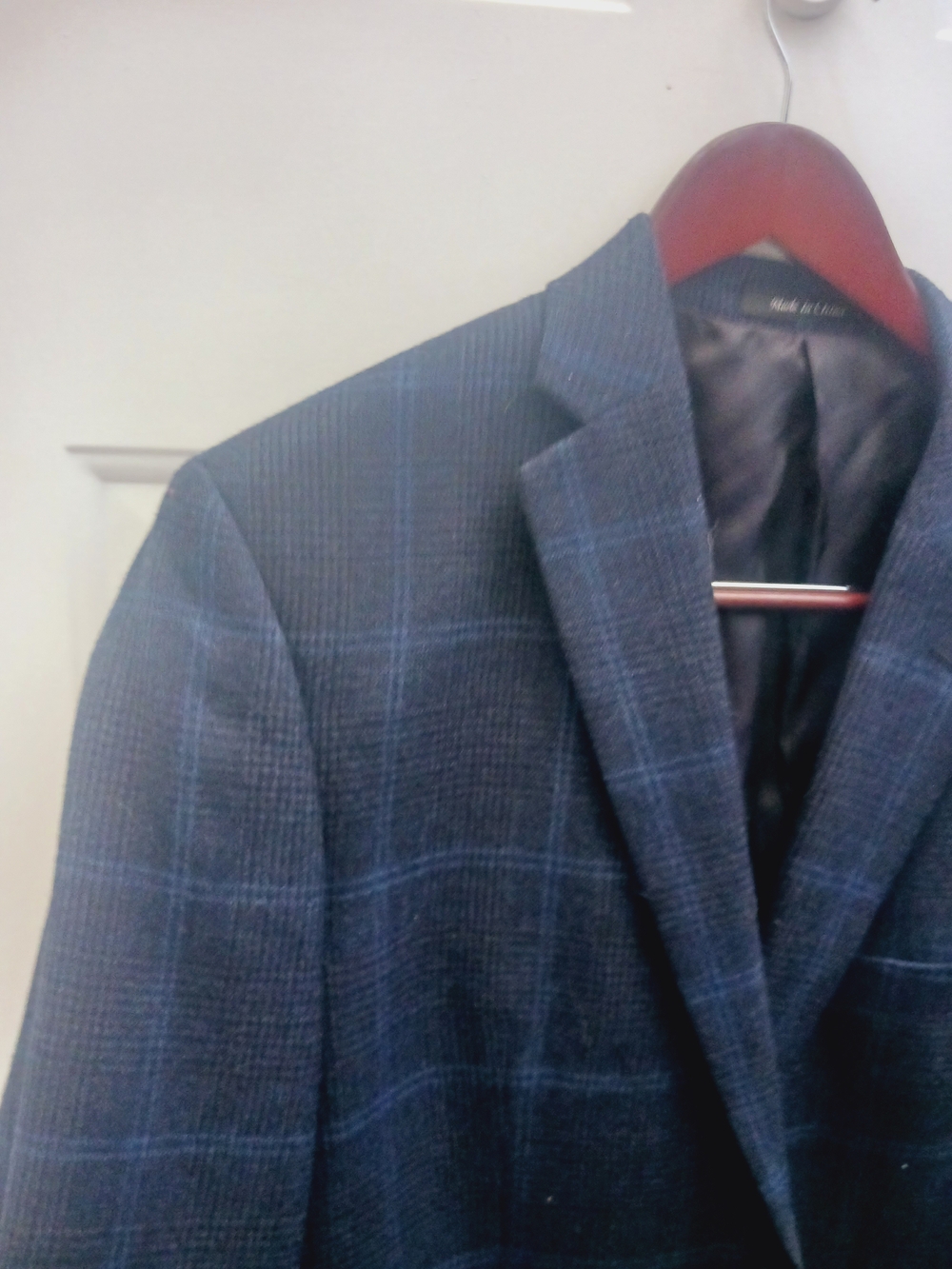 Ralph Lauren Navy Windowpane Two-Button Sport Coat - Picture 10 of 13